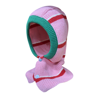 巴拉克拉法帽女冬韩国时尚保暖围脖帽子围巾一体套头针织毛线帽子