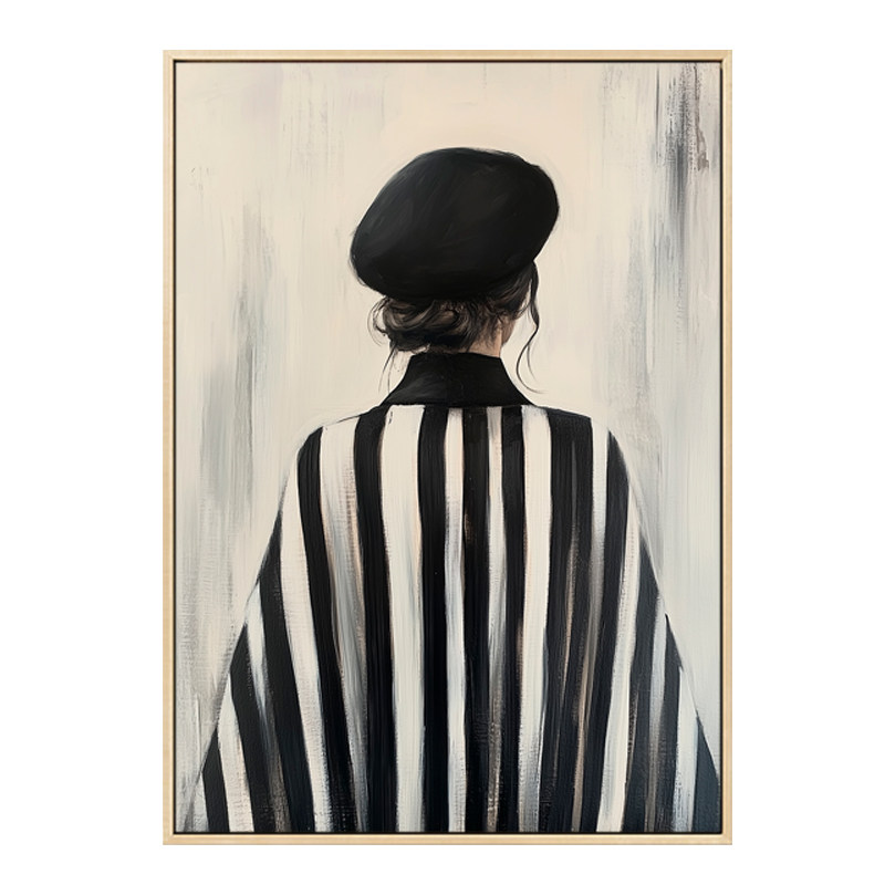抽象人物装饰画小众艺术挂画