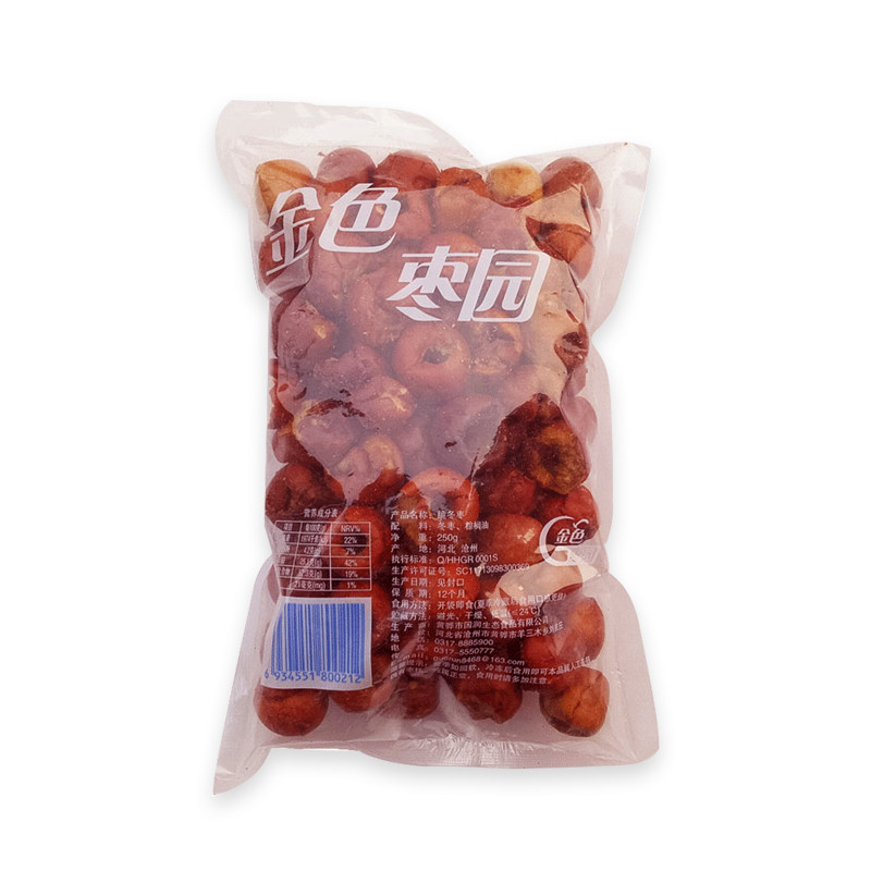 250g黄骅脆冬枣古园无核