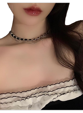 甜酷项圈项链玉都遇女