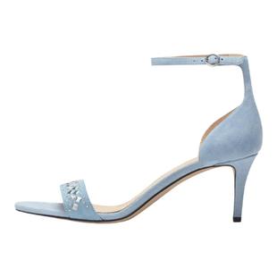 S by STELLA夏季一字带凉鞋女细跟仙时尚优雅露趾高跟鞋女SS17257