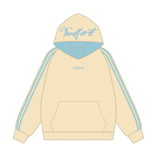 HandSeven日系复古风字母刺绣连帽卫衣2025秋冬季设计感小众外套