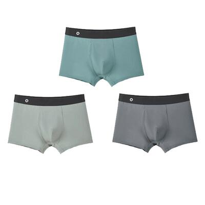Q21云感抑菌男士平角内裤