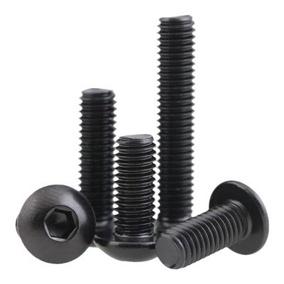 黑色316圆头内六角螺丝钉不掉色