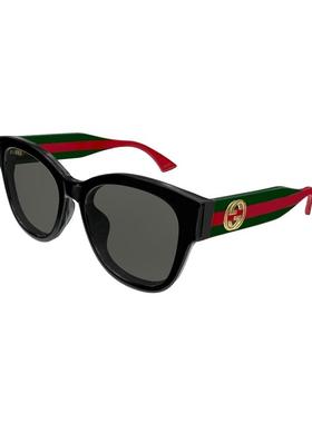 开云眼镜 古驰GUCCI蝶形织带色镜腿男女同款太阳镜墨镜GG1866SK