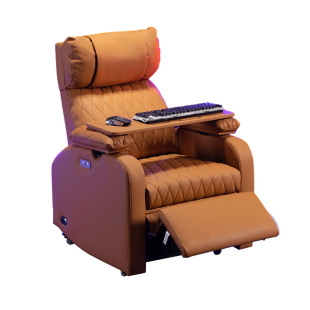 头等太空舱单人电竞沙发椅懒人沙发网吧网咖家用可升降扶手电脑椅