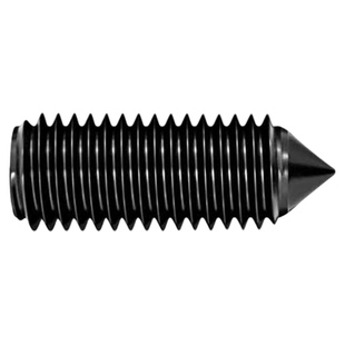 紧定 12.9级/304不锈钢尖头螺丝 止付无头内六角机米顶螺丝钉螺钉