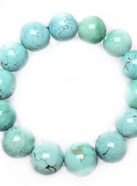 绿松石手链天然水晶高瓷度