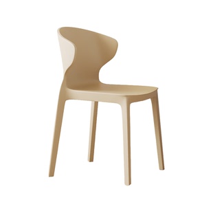 塑料餐椅家用轻奢高级感凳子可叠放加厚商用新款餐厅餐桌靠背椅子