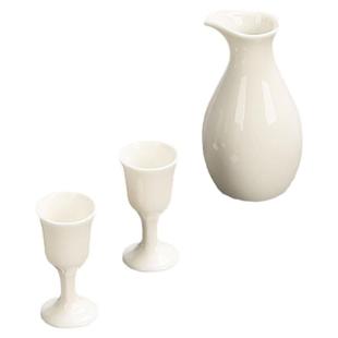 2钱高脚杯陶瓷分酒器醒酒杯套装白酒家用2两烫酒温酒壶复古小酒瓶