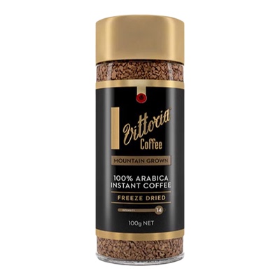 Vittoria维多利亚速溶黑咖啡粉冻干冷萃速溶粉美式拿铁 100g