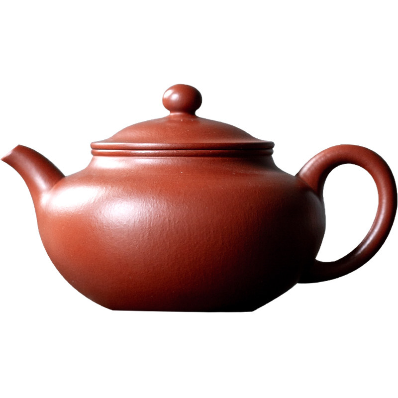 三点水复古紫砂泡茶壶