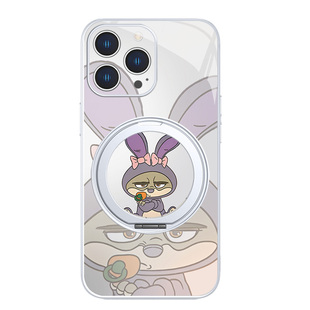 疯狂动物城2情侣手机壳磁吸适用iPhone17promax带支架苹果16新款15pro迪士尼14尼克13朱迪12p支点壳m豹子警官