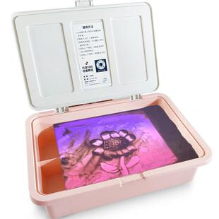 沙画箱子diy手工玩具盘台彩沙女孩男童盒桌儿童新年生日礼物元旦