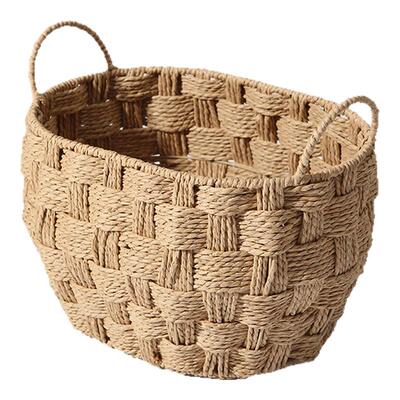 藤编手工编织创意收纳筐