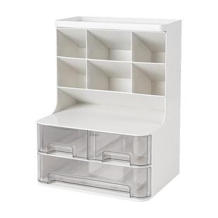 斜插式笔筒收纳盒一体办公室桌面学生高中放笔书桌大容量超大笔架多功能创意儿童男女孩笔桶整理神器置物架A2