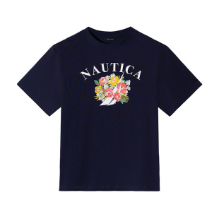 【索罗那·凉感】NAUTICA儿童短袖t恤速干男女童棉感大童2026新款