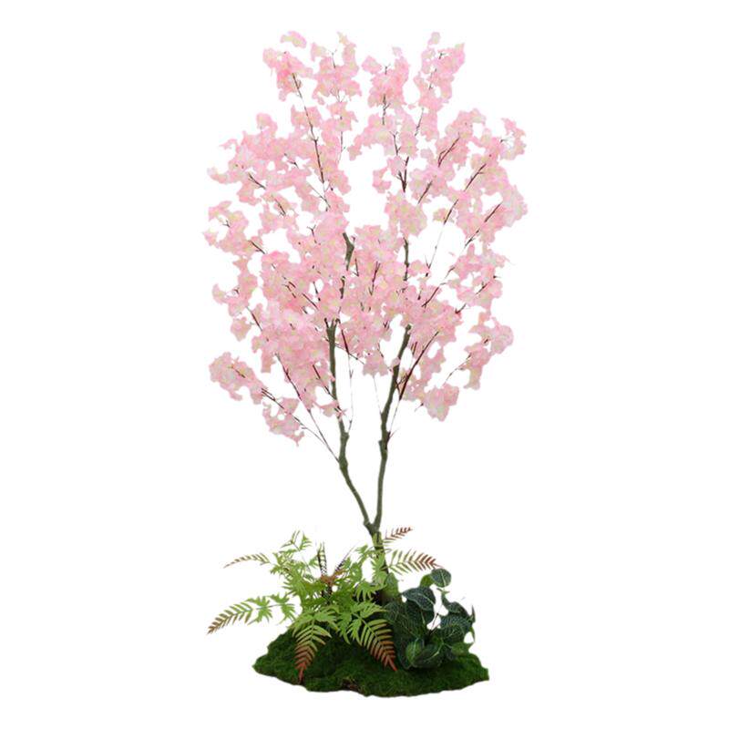 仿真樱花树大型绿植桃花许愿树室内酒店商场装饰仿生植物组合造景