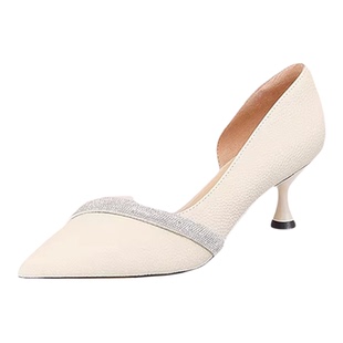 星期六高跟单鞋春季新款优雅通勤尖头上班皮鞋女鞋SS31114092