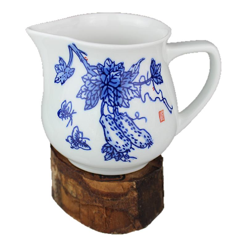 陶瓷手绘青花瓷茶海京德功夫茶具