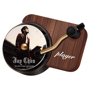 唱片机香片明星周边专辑车载香水香薰摆件出风口装饰可定制