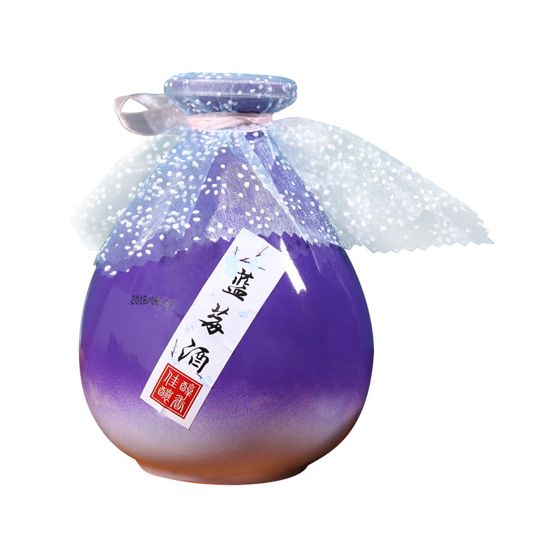 桃花醉高颜值网红500ml蓝莓酒