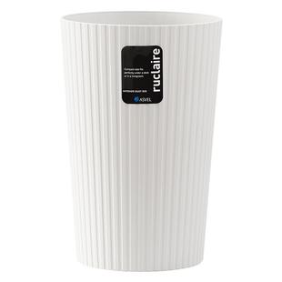 日本asvel花瓶醒花桶家用花店专用深水养花桶塑料鲜花桶插干花筒