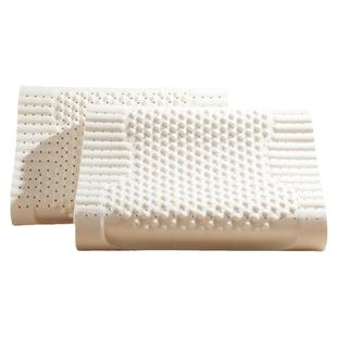 天然乳胶枕头护颈椎家用睡眠一对成人儿童学生宿舍橡硅胶枕芯正品