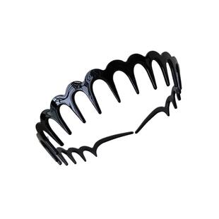 大波浪齿梳发箍女款2025新款高颅顶洗脸防滑不勒头饰发卡压发头箍