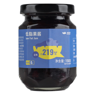 鲨鱼菲特蓝莓果酱草莓果酱涂抹面包无糖精0低脂添加儿童烘焙专用