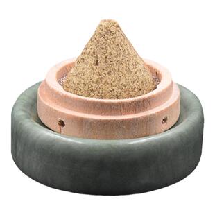 倒流烟艾塔艾灸工具肚脐灸隔热隔物灸艾柱艾壮锥型隔姜灸艾块艾绒