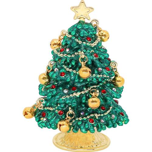 [全新 5折起]PICALS首饰盒珐琅彩戒指盒饰品收纳创意圣诞礼物摆件