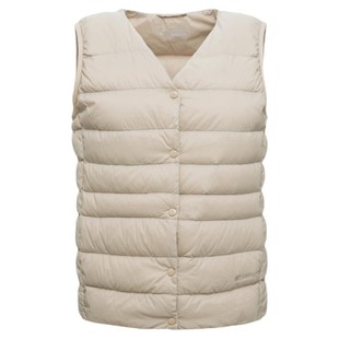 君羽800蓬鹅绒服马甲男女款冬季轻薄羽绒服内胆男圆领鹅绒背心137