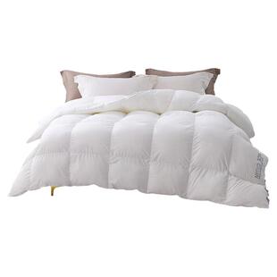 梦洁家纺被子羽绒被95%白鹅绒被芯冬季加厚被保暖秋冬双人盖被