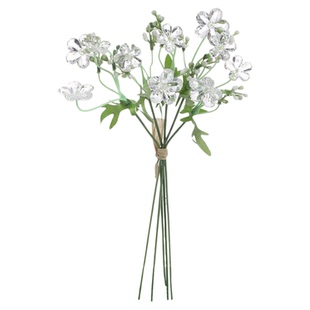 仿真花水晶风玲花束婚庆礼堂布置家居客厅摆放装饰花艺拍照道具
