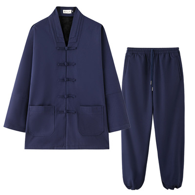 武当道袍三宝领秋冬款