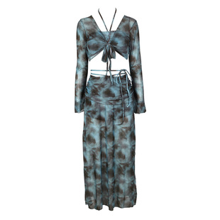 绝美大码泳衣女海边比基尼长裙泰式小众高级感新款泡温泉胖mm遮肉