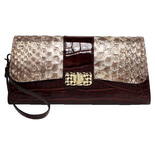 高级感真皮手拿包女2026新款气质牛皮宴会手抓包名媛单肩斜挎包潮