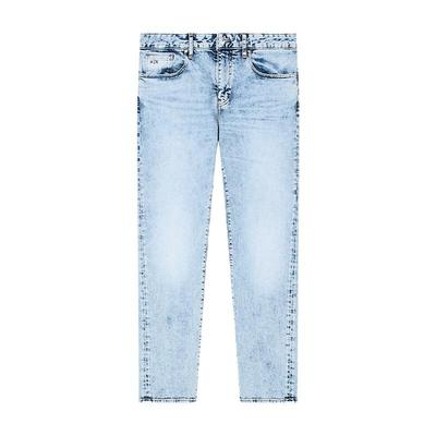 AX/阿玛尼男士低腰直筒牛仔裤