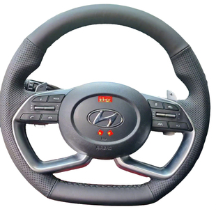 适用21-23款现代途胜L伊兰特方向盘套索纳塔十库斯途把套手缝专用