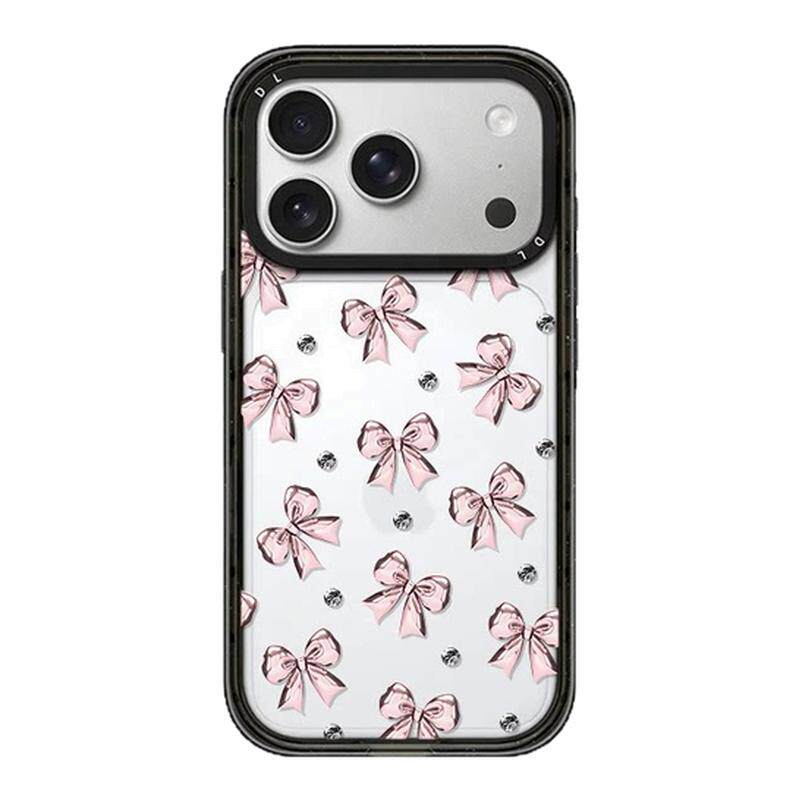 CASETiFiY联名金属粉丝带蝴蝶结适用16苹果iPhone18pro/17ProMax磁吸15手机壳14甜美13可爱华强北平替潮壳女