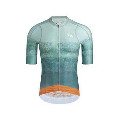 AOE色褪迷离凉感骑行服短上衣男