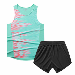 田径服套装男女体育生训练服背心比赛服定制运动服马拉松跑步速干