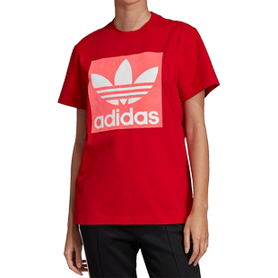 Adidas/阿迪达斯正品三叶草 BOYFRIEND TEE 女子短袖上衣 DX2322