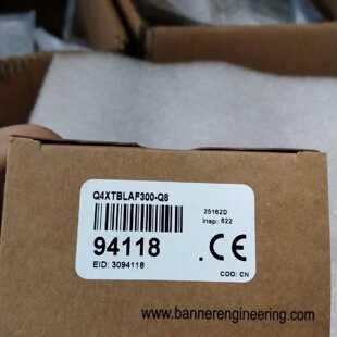 溢价-BANNER邦纳Q4XTBLAF300-Q8激光传感器