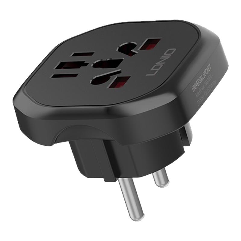 LDNIO转换插头全球通用旅行电源转换器英式大功率2500W10A插座孔1