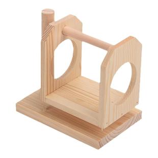 仓鼠布丁熊布景造景玩具木制品层板楼梯爬梯拱桥铃铛栅栏分层优嗖