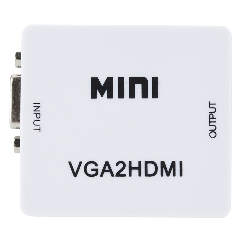 VGA转HDMI转换器线PC模拟转高清接口转换盒电脑转换连接电视投影