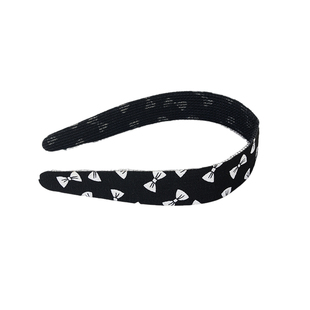 蝴蝶结刘海贴成人魔术贴头发粘粘帖碎发整理发带加长李沁同款发箍