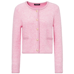 商场同款FF||仿佛春夏季针织衫女开衫上衣毛衣设计感